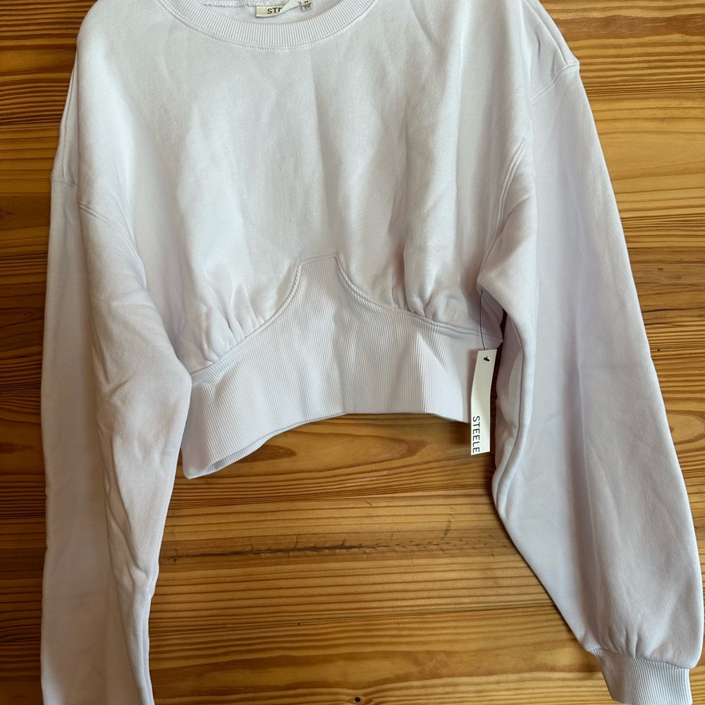 Steele Relaxed Crop Hoodie